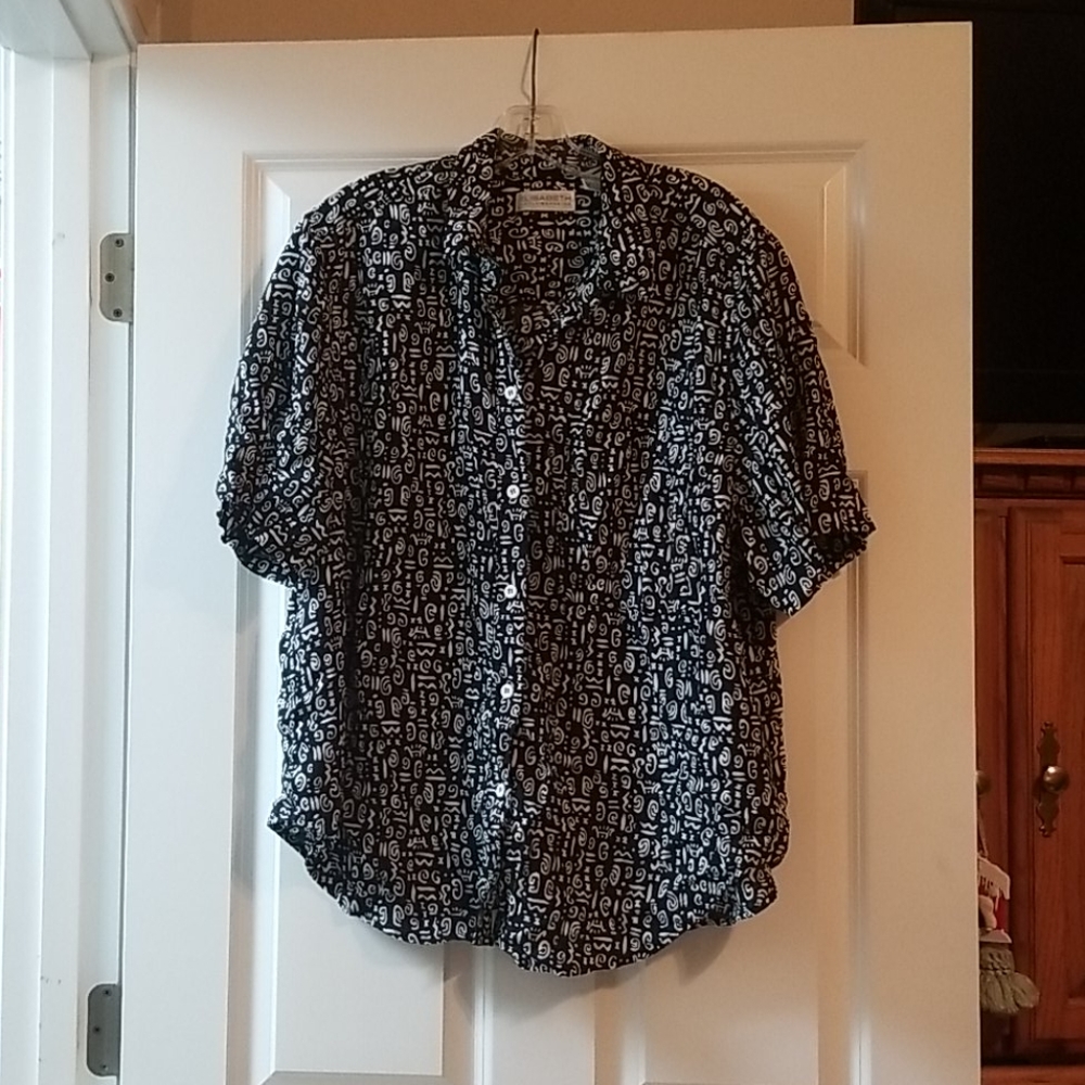 Vintage Liz Claiborne short sleeve button down